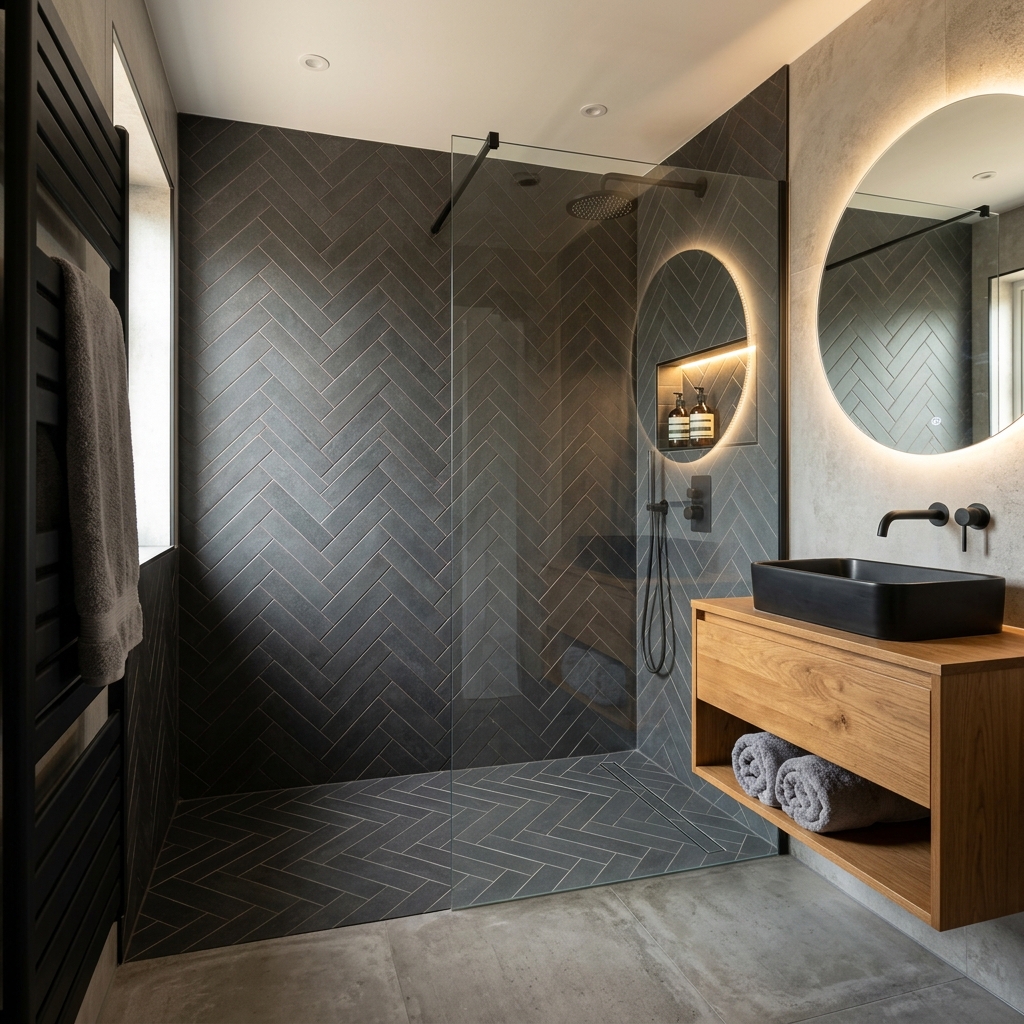 Modern Wetroom Walk In Shower Leeds