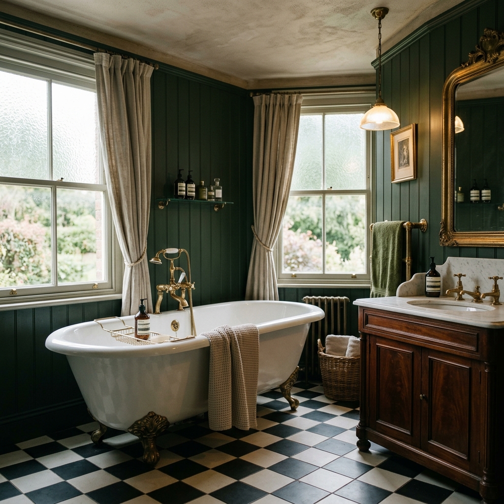 Traditional Roll Top Bath Bathroom Renovation Leeds